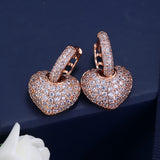 Heart-shaped Earrings Korean Style Peach Heart – Stylish Gifts — 5