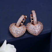 Heart-shaped Earrings Korean Style Peach Heart – Stylish Gifts — 5