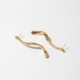 Irregular Line Design Personalized Ear Studs – Everyday Gifts — 9