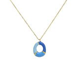 Brass Epoxy Capsule 26 Letter Necklace For Women – Jewelry Gift Ideas — 8