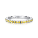 Women's Gypsophila Colored Zircon Single Row Sterling – Gifts for Her — 3